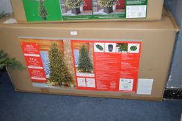 *7.5ft Artificial Christmas Tree with LED Lights (