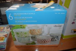 *Signature 6pc Microwavable Lidded Bowl Set
