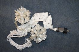 *Christmas Snowflake LED String Light Set