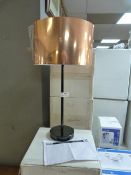 *Volos Table Lamp in Black & Polished Brass Finish