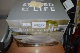 *Denby White 16pc Tableware Set
