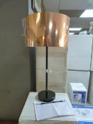 *Volos Table Lamp in Black & Polished Brass Finish