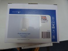 *Flush Ceiling Light in White