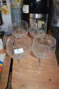 *Luigi Bormioli Italian 4pc Gin Glass Set