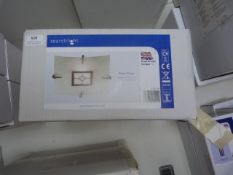 *Flush Antique Brass Finish Tiffany Style Glass Ceiling Light