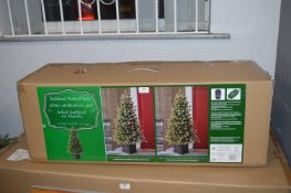 *4.5ft Artificial Potted Christmas Tree
