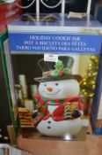 *Snowman Holiday Cookie Jar