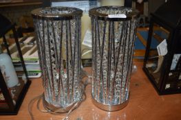 *Crystal Drop Table Lamps