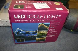 *LED Icicle Light Outdoor String Lights