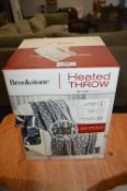 *Brookstone Heated Throw 50