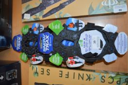 *2x Pairs of Snow Tracks Snow Shoe Spikes Size: M