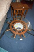 Nautical Glass Topped Coffee Table in the Form of