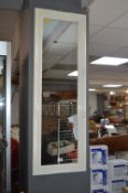 Decorative White Painted Mirror