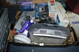Electric Items; Sony CD Player, Irons, Phones, etc