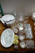 Pottery & Glassware Including Wedgwood Wild Strawb