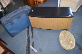 Retro Ottoman plus Stool and Suitcase
