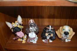 Four Little Paws Dog Figures