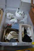 Colclough Part Tea Set, Vintage Hairdryer, etc.