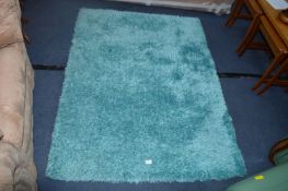 Luino Teal Shaggy Rug 165x120cm