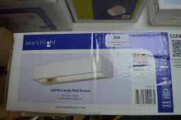 *LED Rectangle Wall Bracket in Chrome Finish with