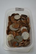 Assorted UK Coinage (previously mounted)
