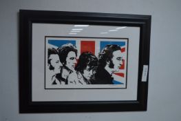 Framed & Signed Silk Screen Print - The Beetles