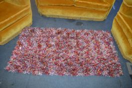 Chinese Multicoloured Knot Rug 80x150cm