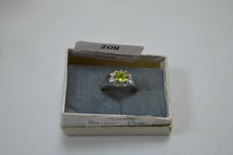 925 Sterling Silver Peridot Ring