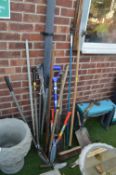 Bundle of Garden Tools Including Some Vintage