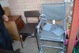 Wheelchair and a Commode