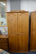 Pine Double Wardrobe