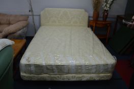 Aveon King Size Bed with Mattress 6'6