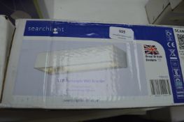 *LED Rectangle Wall Bracket in Chrome Finish with