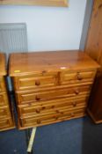 Pine Five Drawer Bedroom Chest