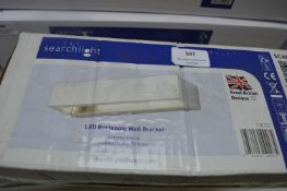 *LED Rectangle Wall Bracket in Chrome Finish with