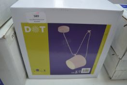 *Dot Pink Pendant Light Fitting with Dual Suspensi