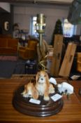 Bassett Hound Table Lamp Base