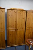 Pine Double Wardrobe