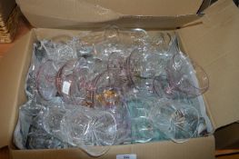 Cut Glass Drinking Glasses etc.