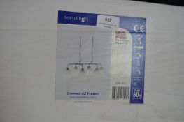 *Cromwell 6 Light Pendant in Satin Silver Finish w