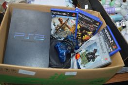 Playstation 2 with Games and Controller etc.