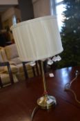 Table Lamp with Acrylic Drops