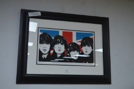 Framed & Signed Silk Screen Print - The Beetles