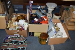 Thee Boxes of Household Goods, Pottery, Decorative