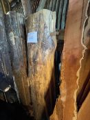 *Oak Log Precut into Four Planks