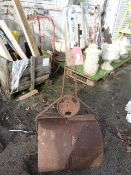 Vintage Ironcrete Garden Roller