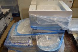 *Pallet of Bathroom Sinks and Radiators