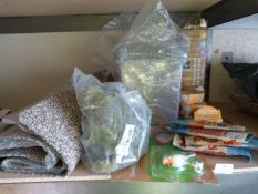 *Two Washable Mats and Assorted Pet Accessories In