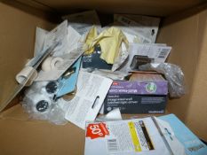 *Mixed Box of Finials, Wall Cabinet Light, Small P