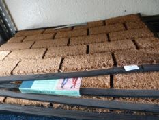 *Four Rubber Backed Coir Mats 75x45cm